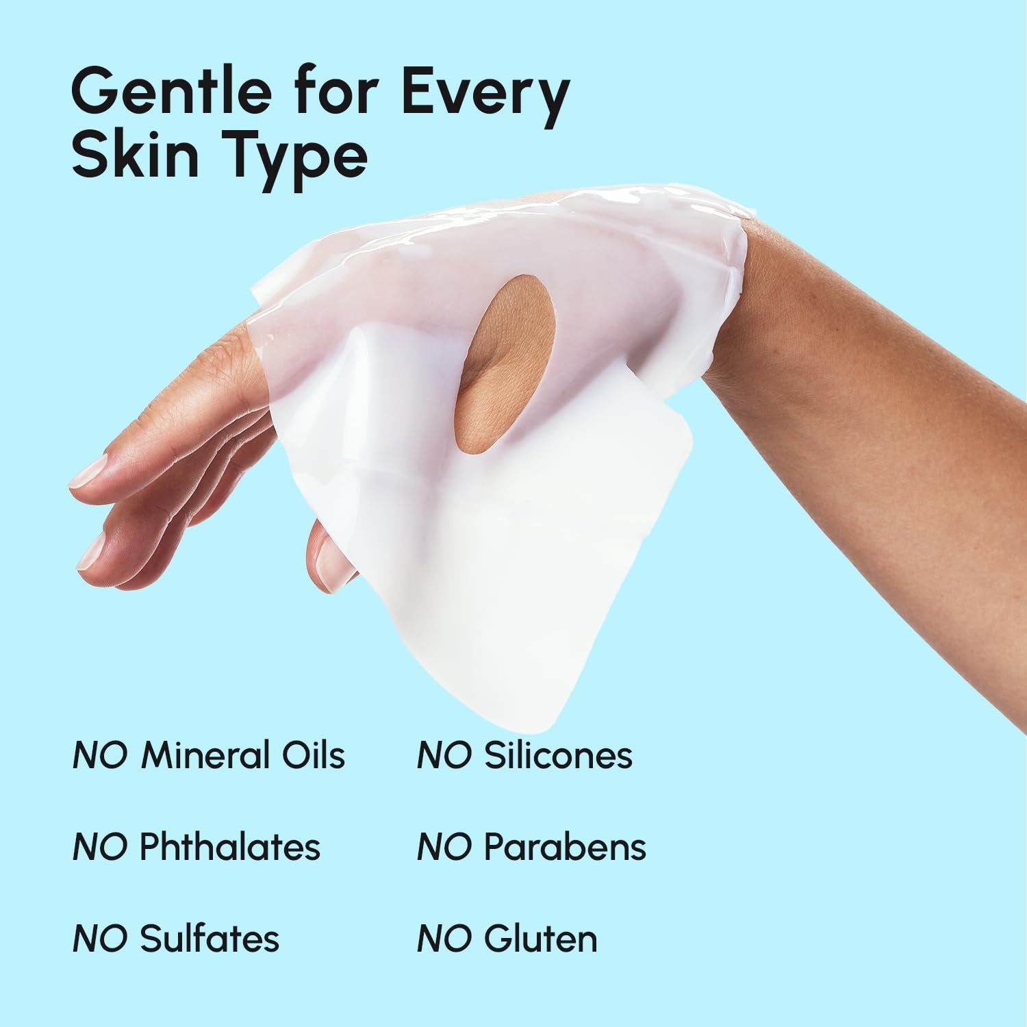 Mascarilla Maree para piel sensible: confort y hidratación suave.