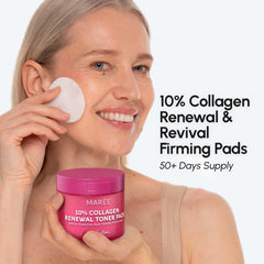 MAREE Minimize wrinkles and refine texture with centella calming pad.