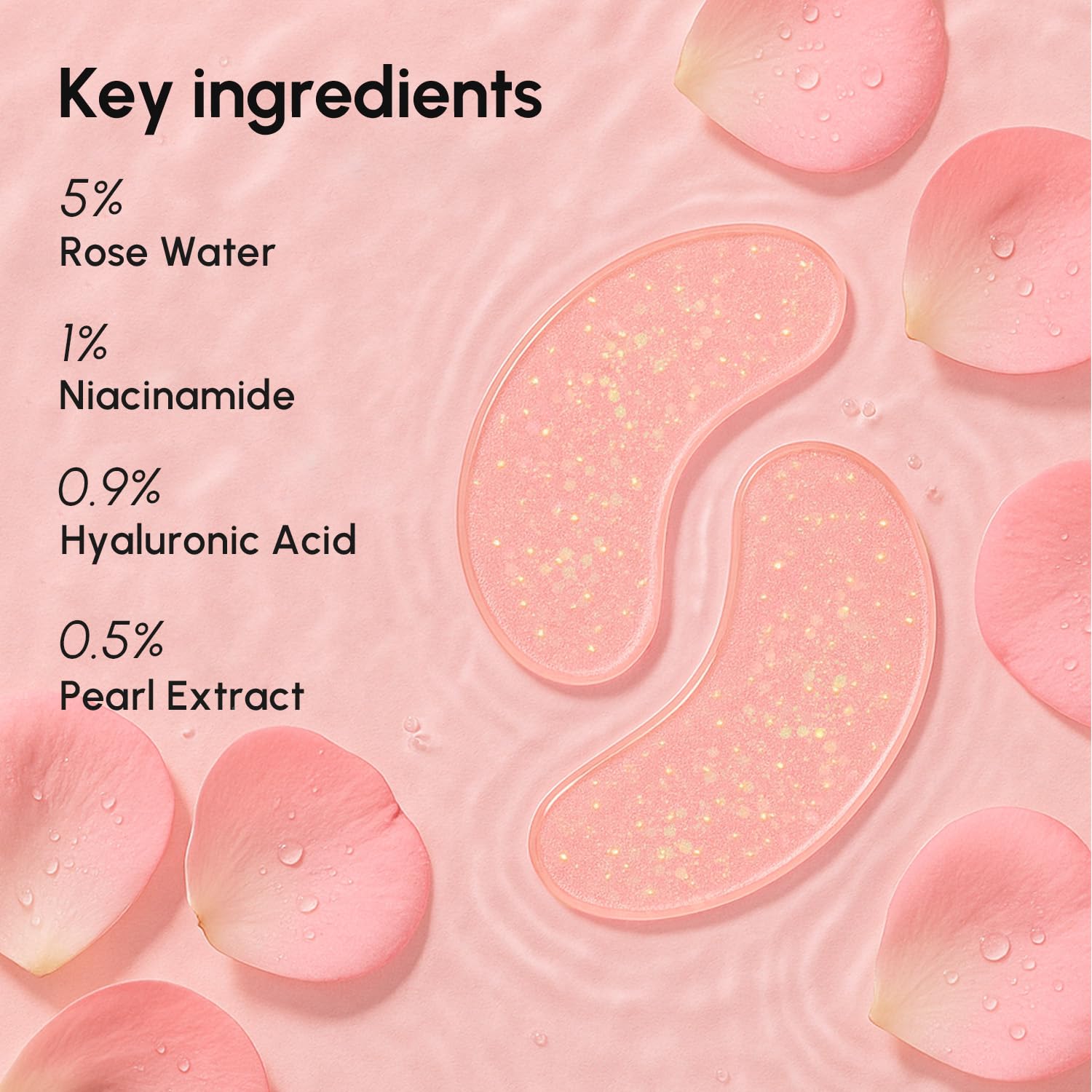 MAREE Pink Eye Gels two patches under-eye for quick refresh