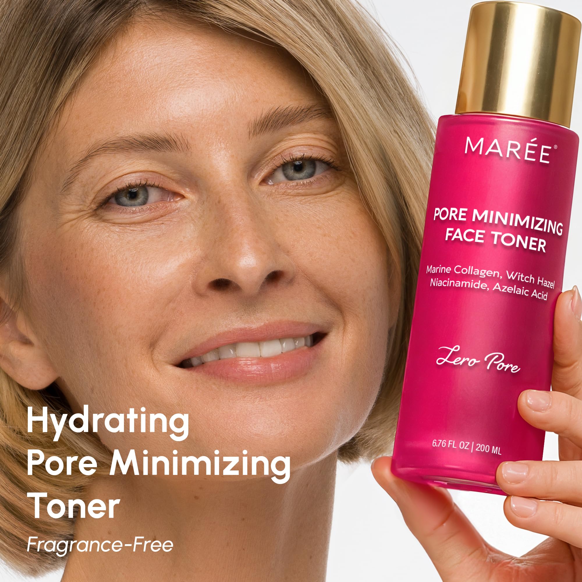 MAREE Pore Minimizer toner dispensing pump for easy daily use and pore refinement