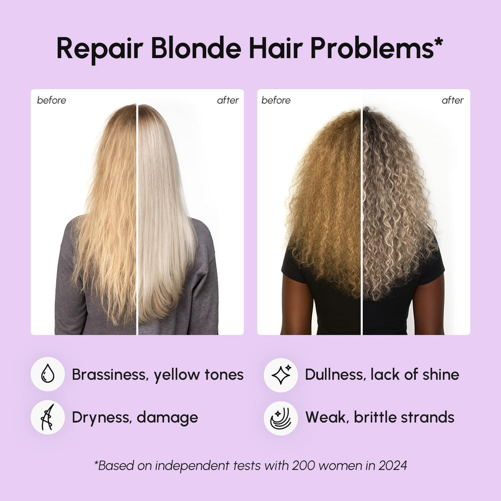 MAREE purple toner application time indicating 5–10 minute use.