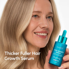 MAREE Rosemary oil dropper highlights natural scent and soothing scalp support.