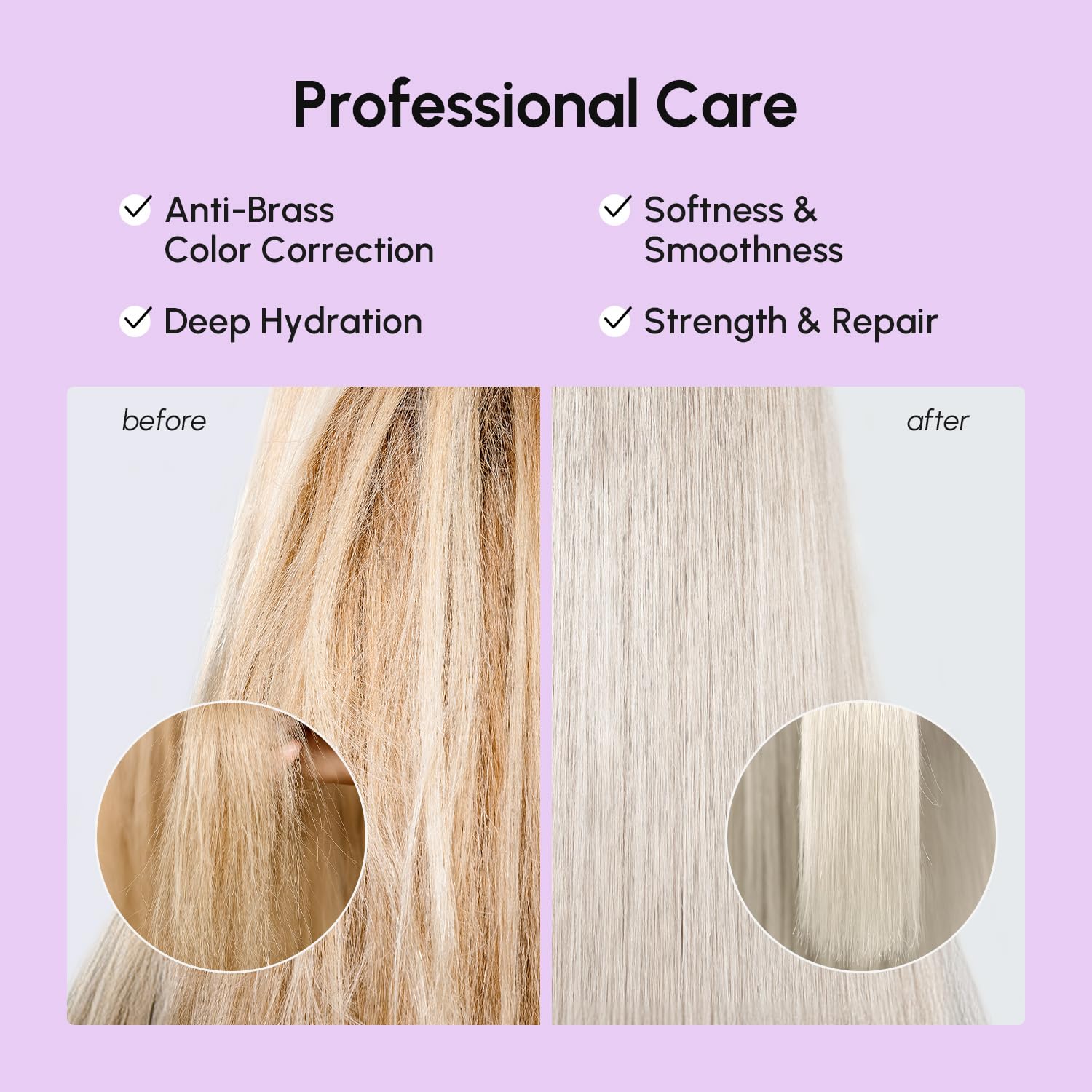 MAREE sulfate-free and paraben-free label signaling gentle care.