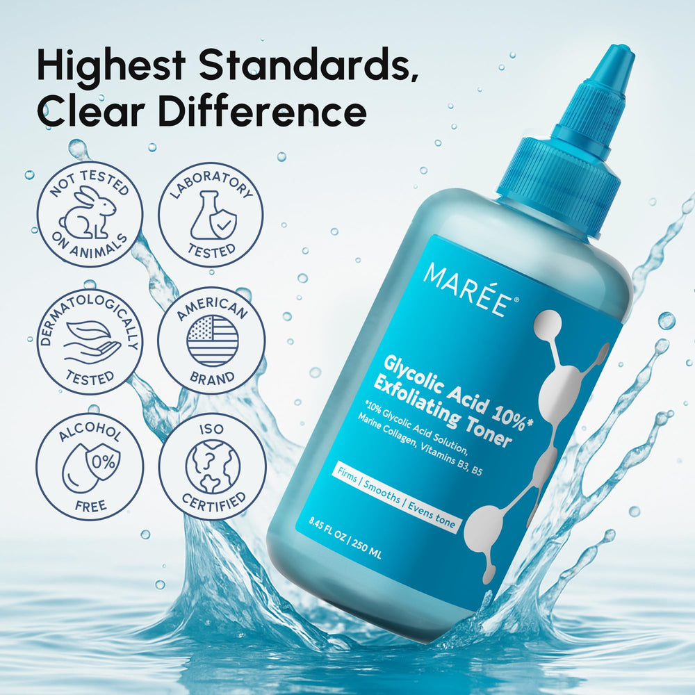 MAREE Toner promotes brighter skin appearance in close-up