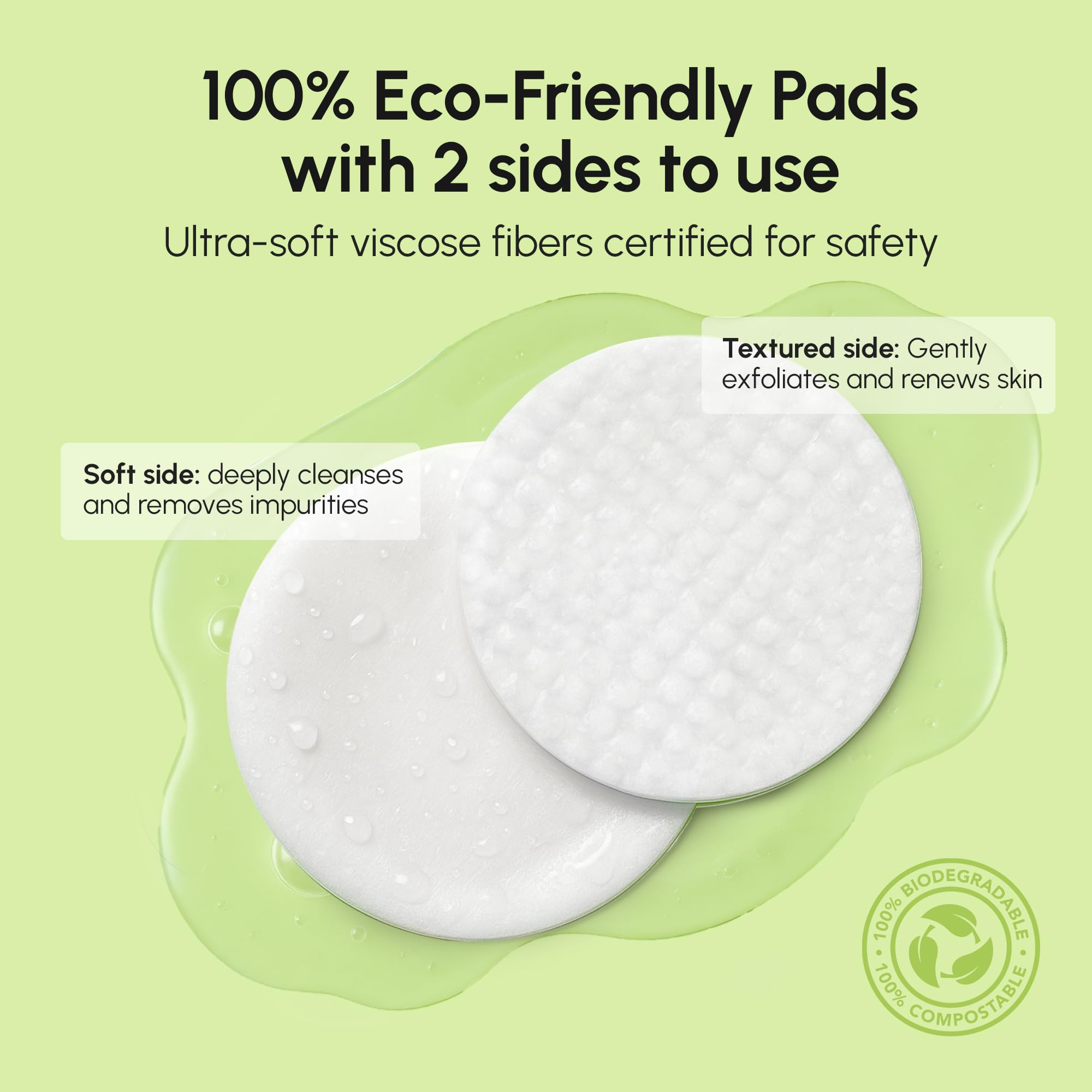 MAREE toner pads promote an even skin tone when used daily.