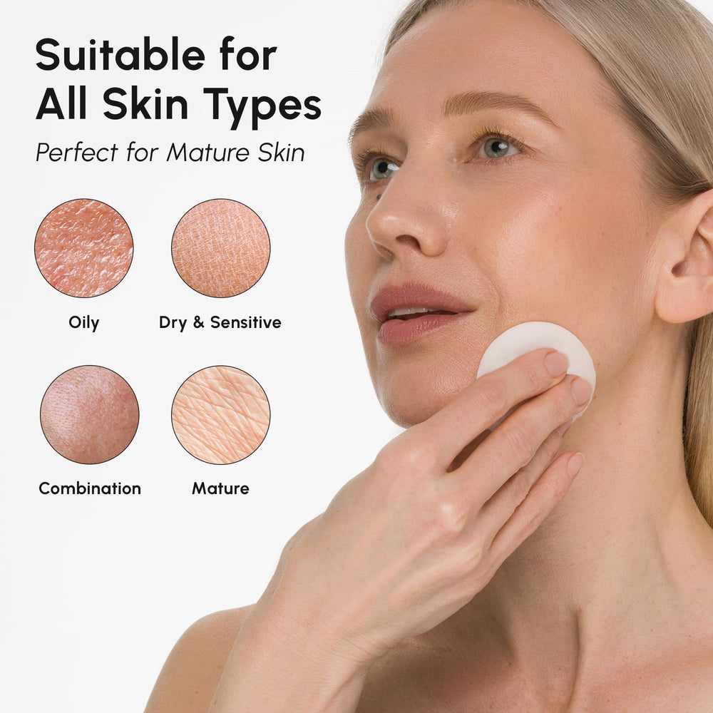 MAREE Toner close-up showing improved skin texture
