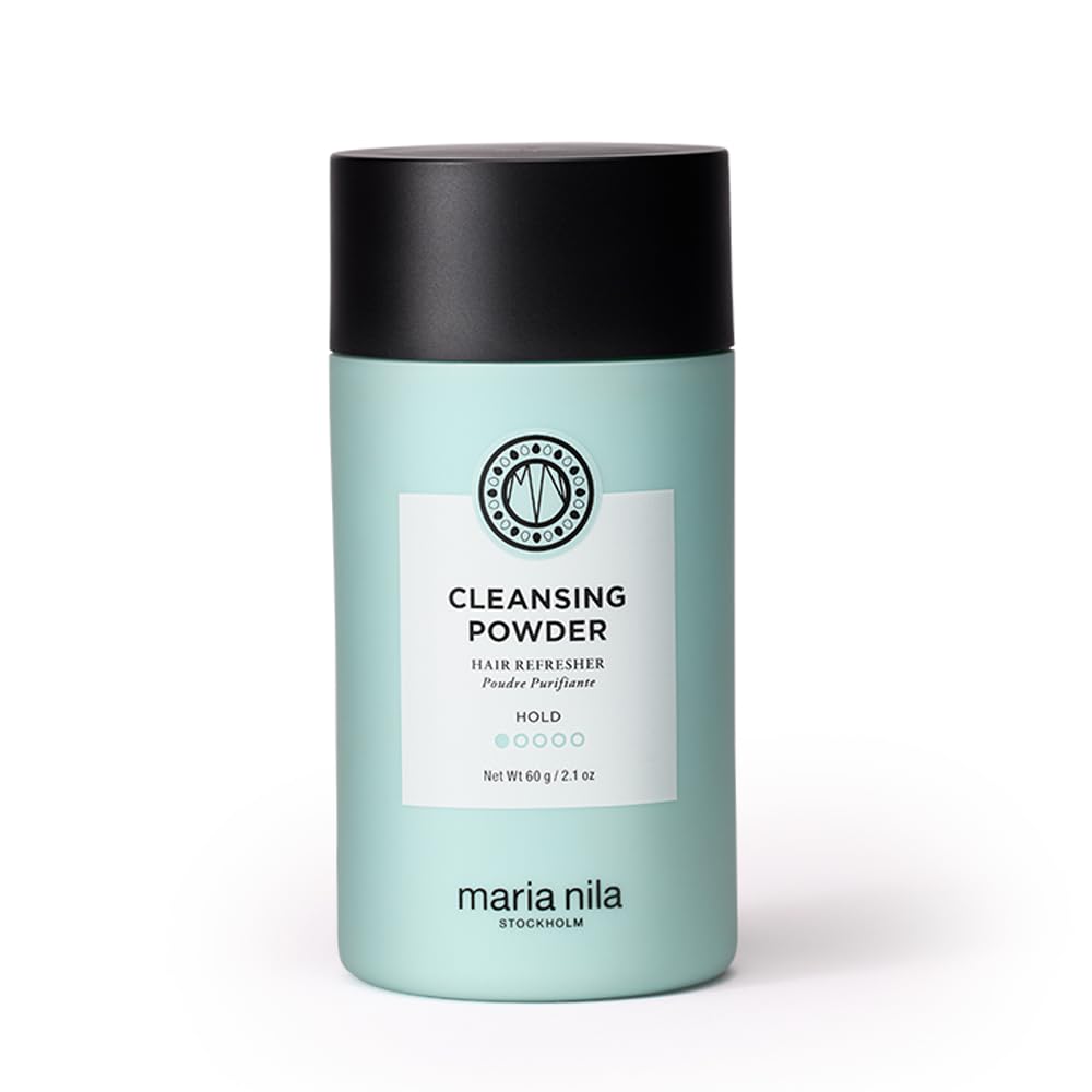 Maria Nila cleansing powder bottle for quick hair refresh and added volume