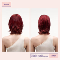 Maria Nila Luminous Colour Shampoo after use on shiny colored hair