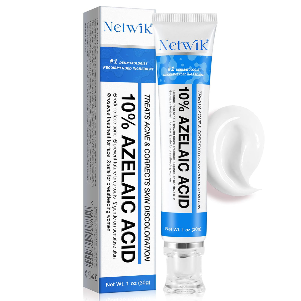 Marianp Azelaico 10% crema rostro muestra textura suave para piel equilibrada