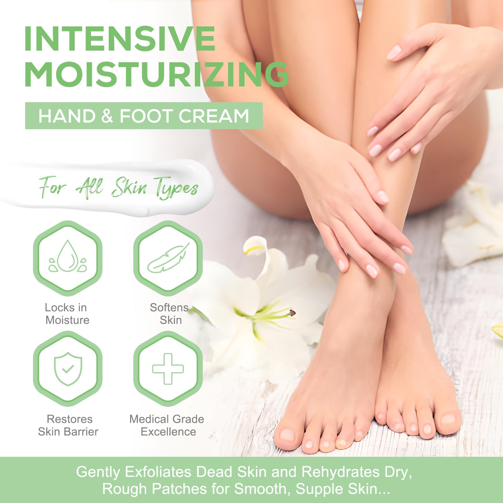 Mariayu Urea Cream 40% for hands and knees — hydrates rough areas