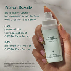 Marini SkinSolutions application steps image, daily care routine demonstration
