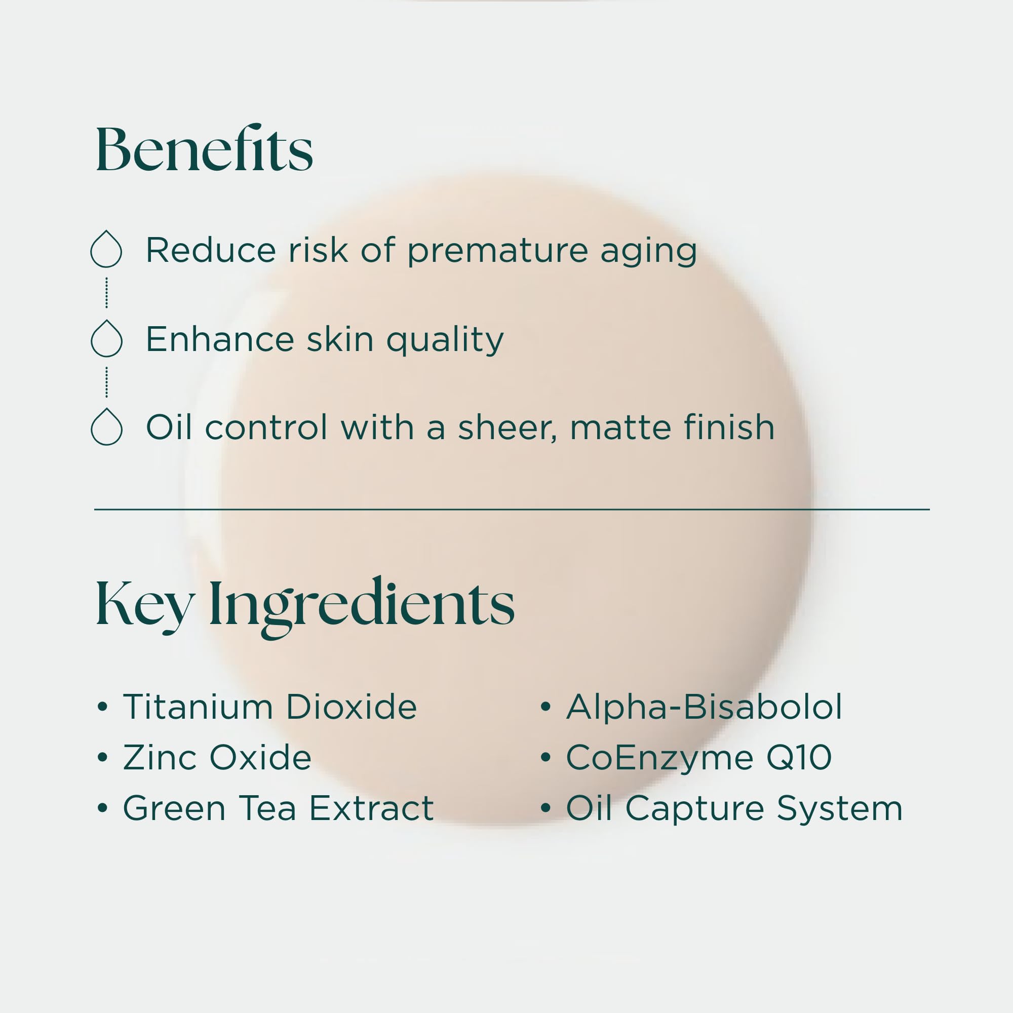 Marini SkinSolutions tinted texture swatch demonstrates universal tint blend.