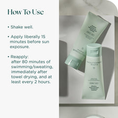 Marini SkinSolutions water-resistant cap highlights long-wear formula.