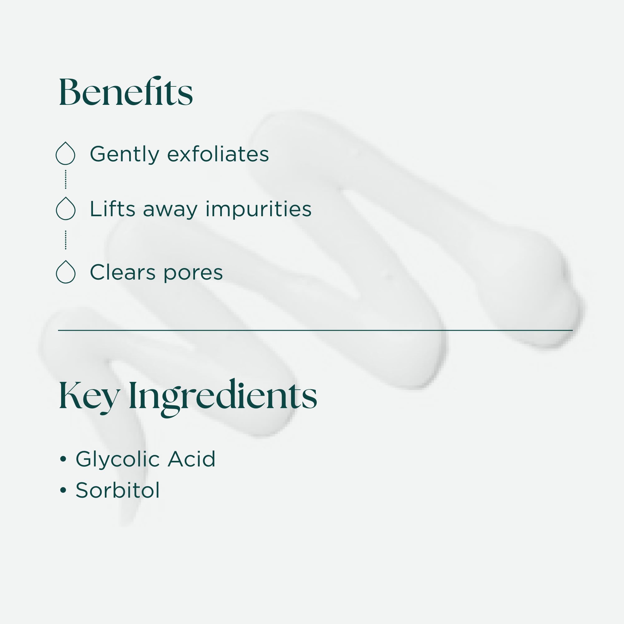 Marini SkinSolutions Bioglycolic Cleanser pours onto a washcloth for cleansing.