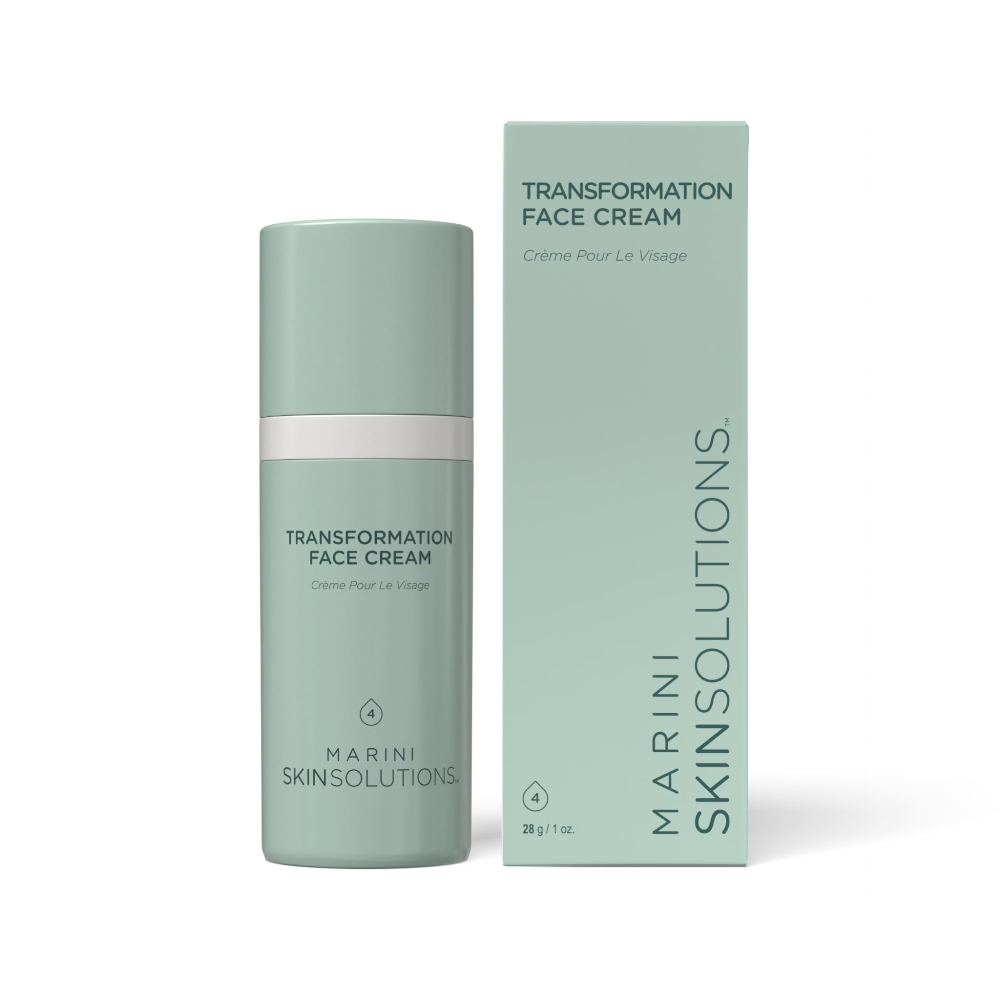 Marini SkinSolutions Transformation Face Cream bottle shown for daily moisture and nourishment