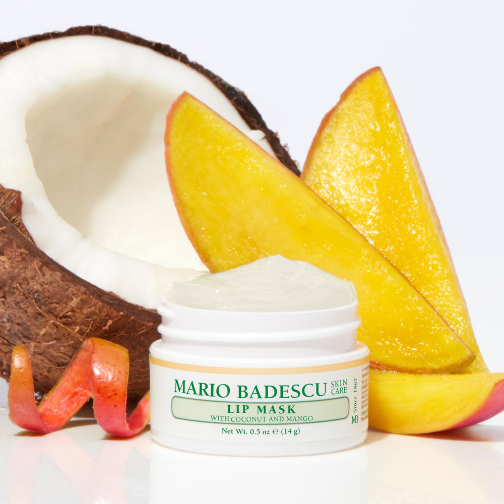 Aceite de girasol en Mario Badescu, nutriente clave para labios hidratados.