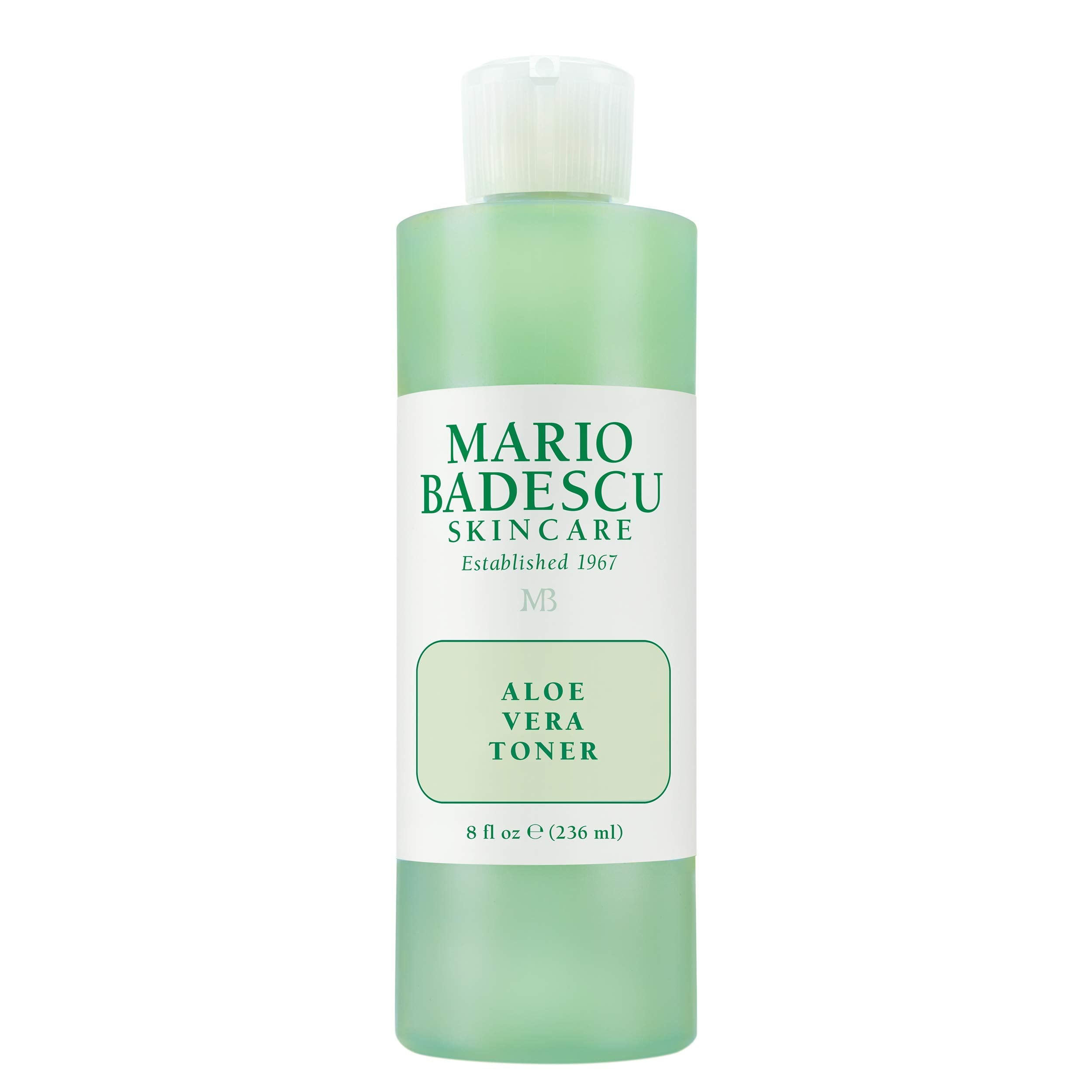 Mario Badescu Aloe Vera Toner, botella de 237 ml, hidratación suave para piel seca.