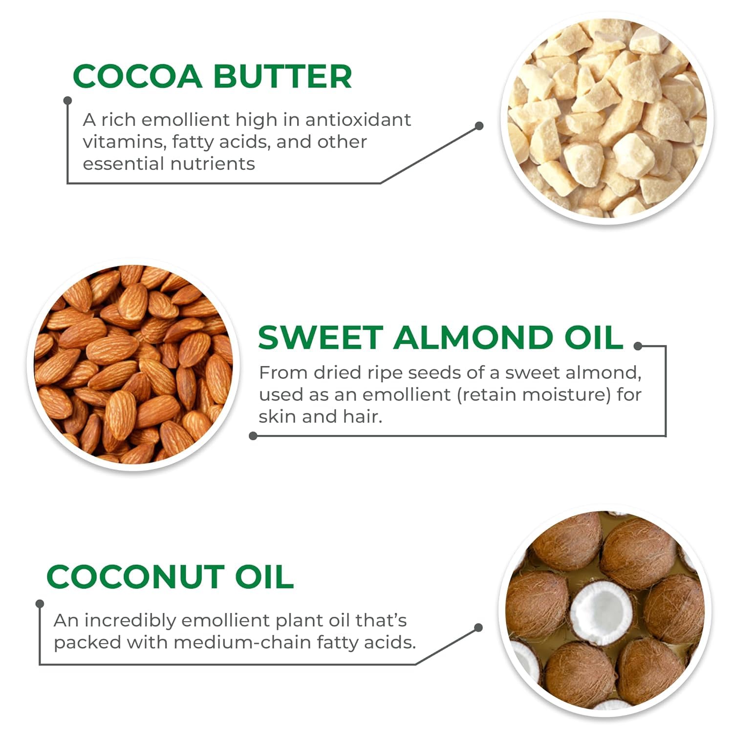 Ingredientes clave: cacao, coco y aceite de almendra en el Bálsamo Rosa de Mario Badescu.