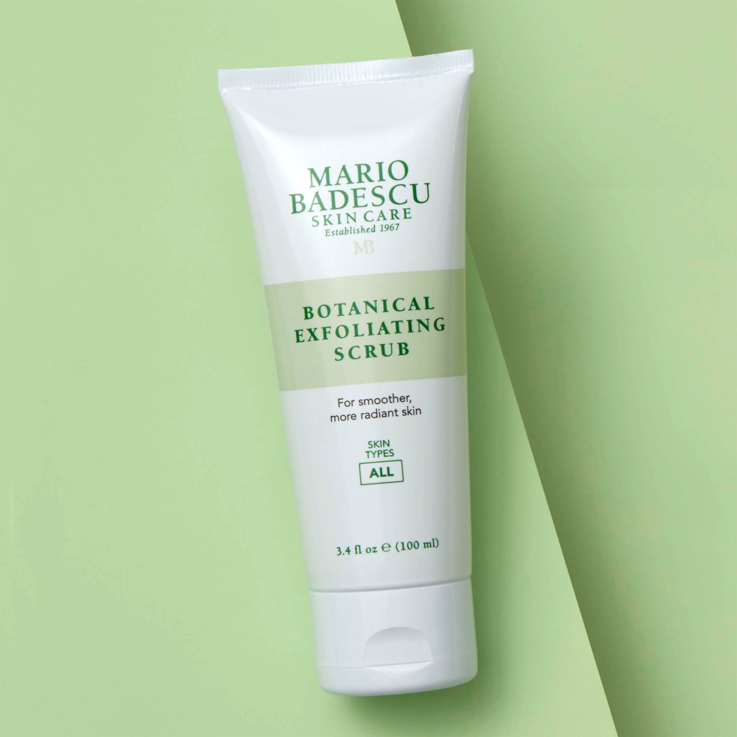 Mario Badescu exfoliating scrub gel texture cushions skin during exfoliation