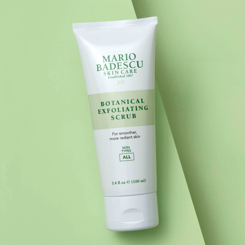 Mario Badescu exfoliating scrub gel texture cushions skin during exfoliation