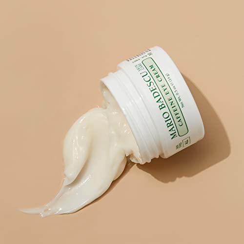 Mario Badescu caffeine eye cream smoothing finish after application