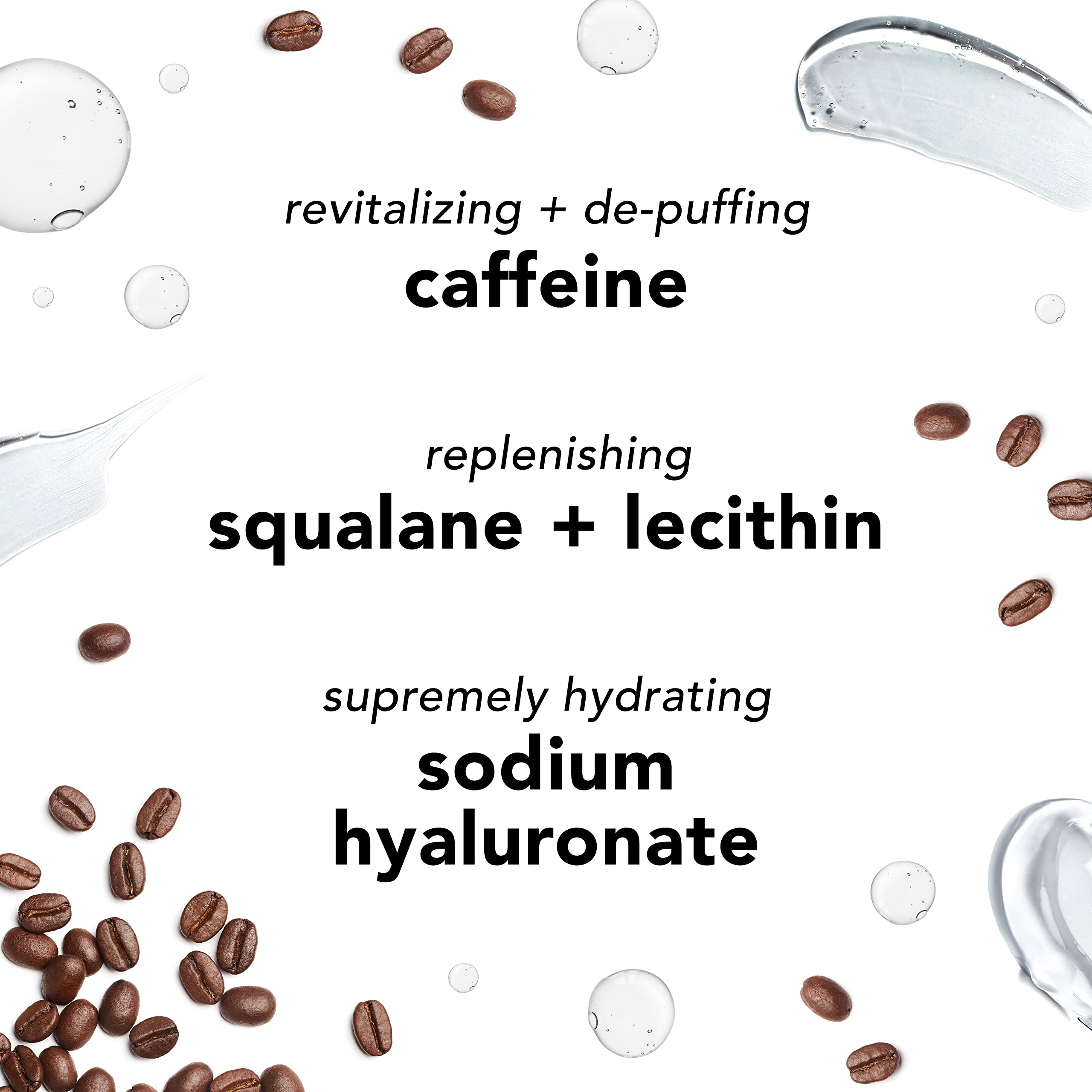 Mario Badescu caffeine eye cream close-up texture reveals non-greasy hydration