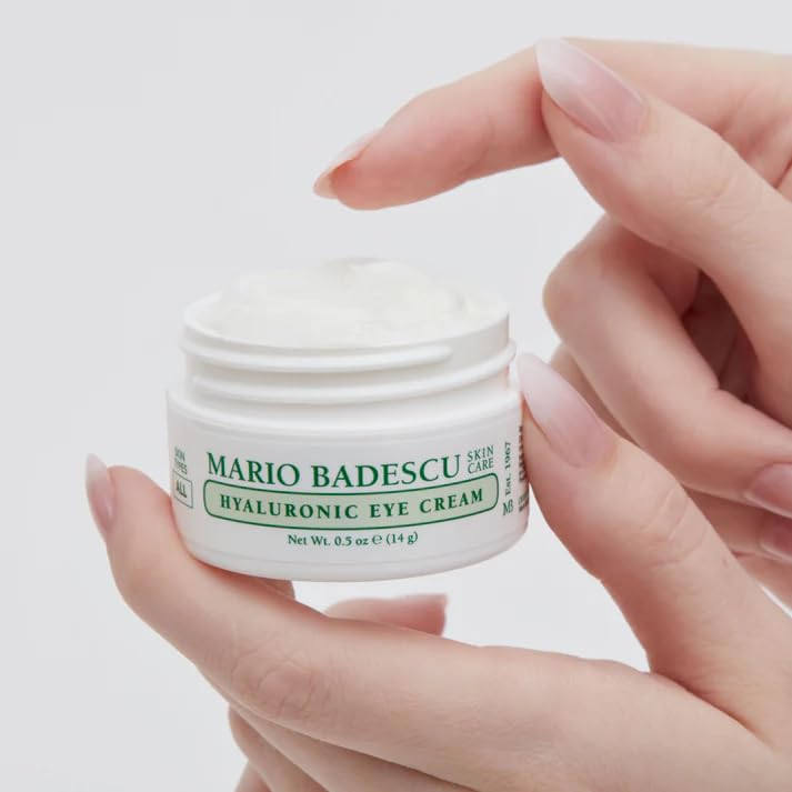 Mario Badescu daily-use eye cream suitable for day and night routines.