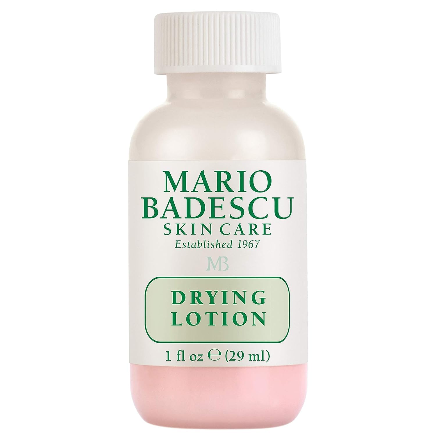 Mario Badescu Drying Lotion bottle front view for targeted blemish care.
