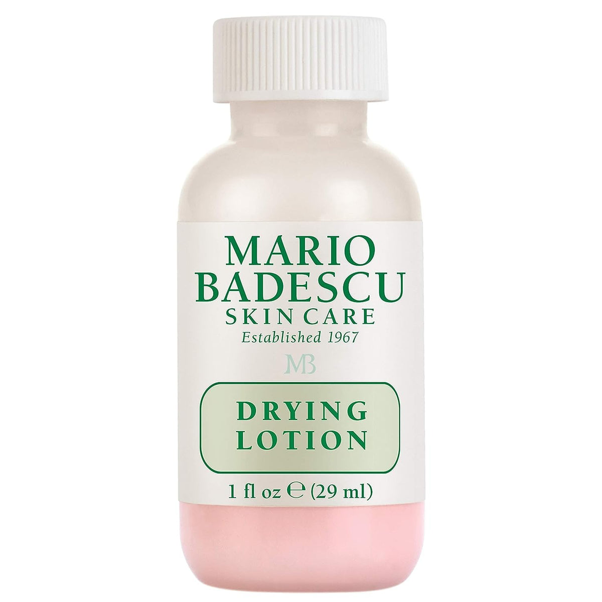 Mario Badescu Drying Lotion bottle front view for targeted blemish care.
