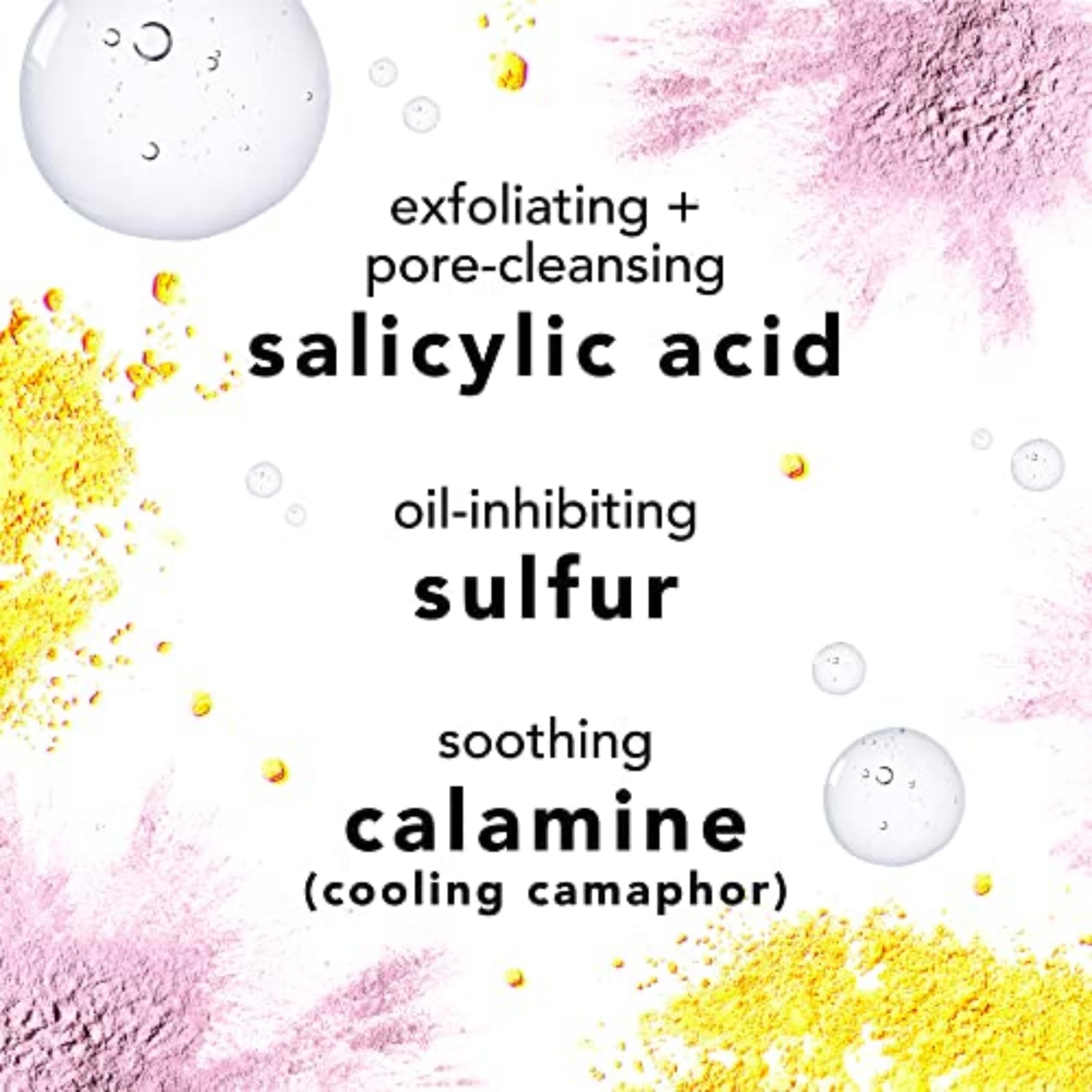 Mario Badescu Drying Lotion ingredients label emphasizes key actives