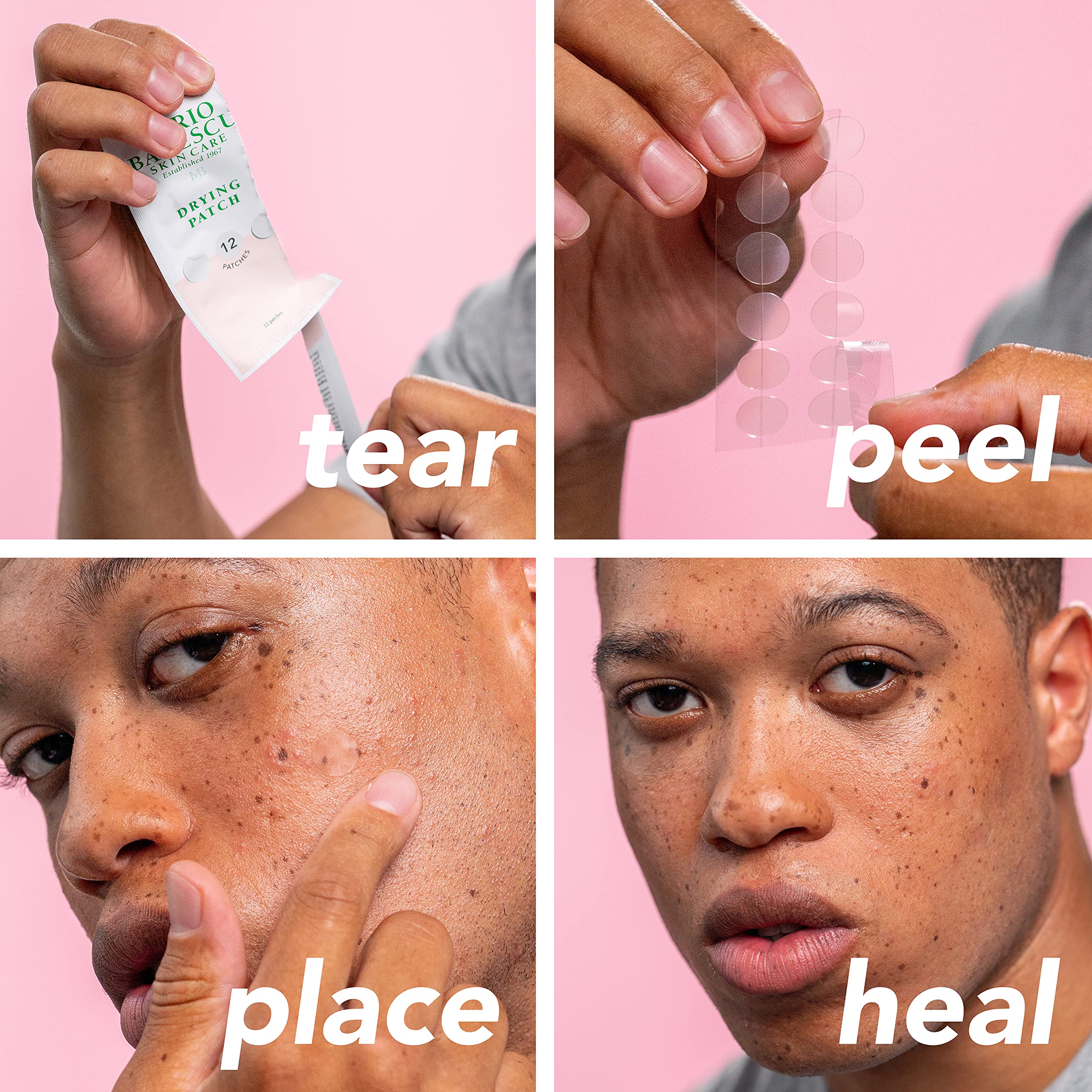 Parche Mario Badescu Drying Patch, extracto de árbol de té para cuidado suave.