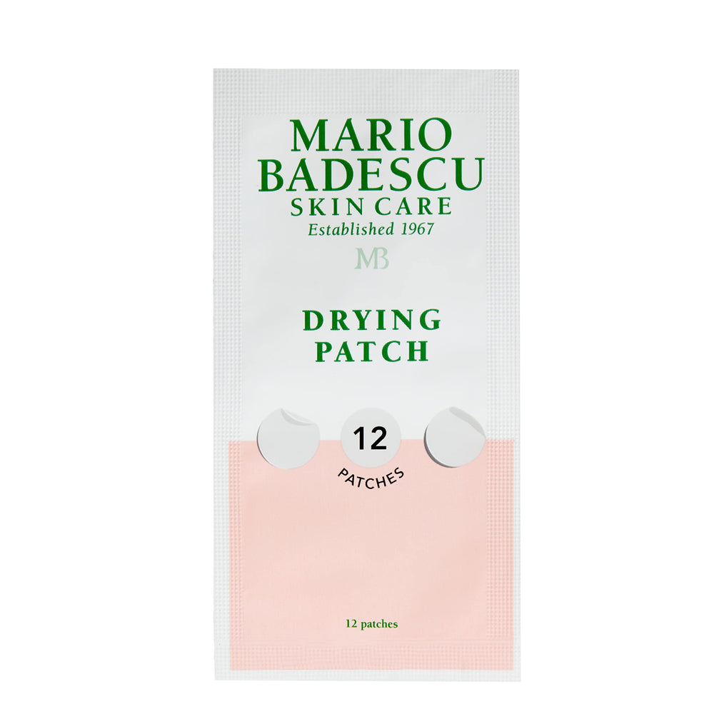 Mario Badescu Drying Patch placed on a visible blemish for targeted drying