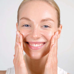 Mario Badescu Enzyme Cleansing Gel label closeup highlighting vegan and sulfate-free formula