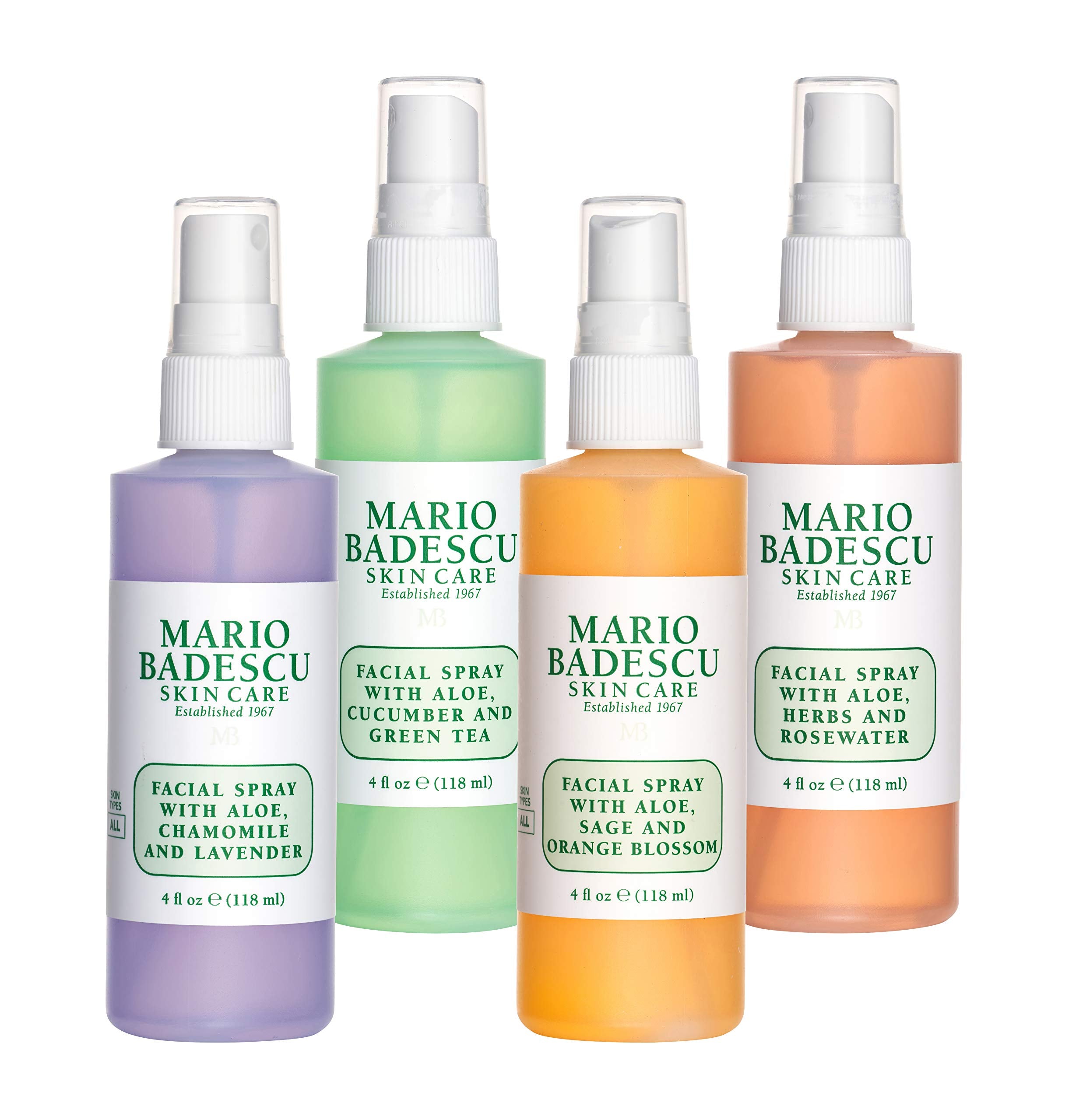 Mario Badescu facial spray used to dampen makeup brushes for easier application.