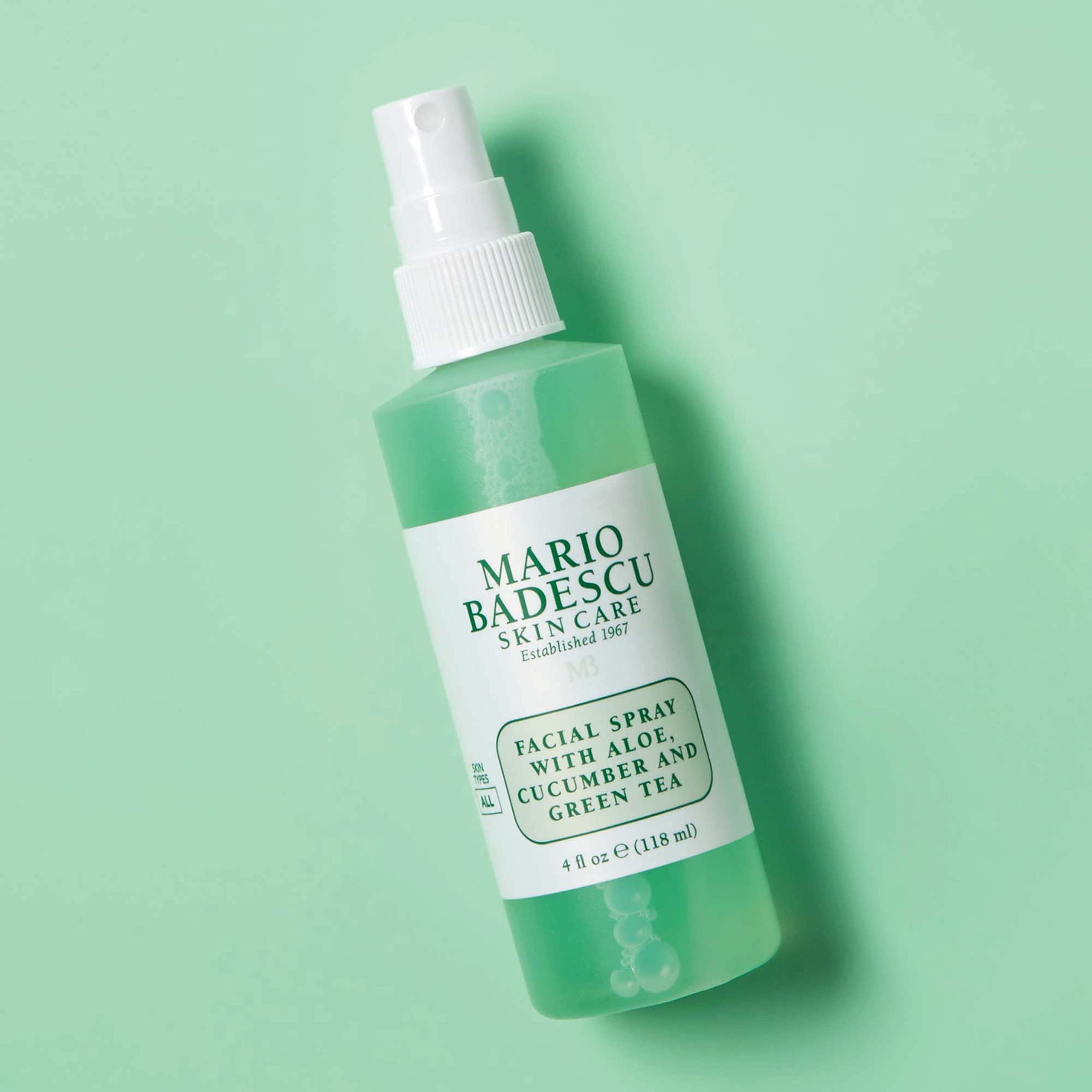 Mario Badescu hydrating mist ideal for on-the-go moisture