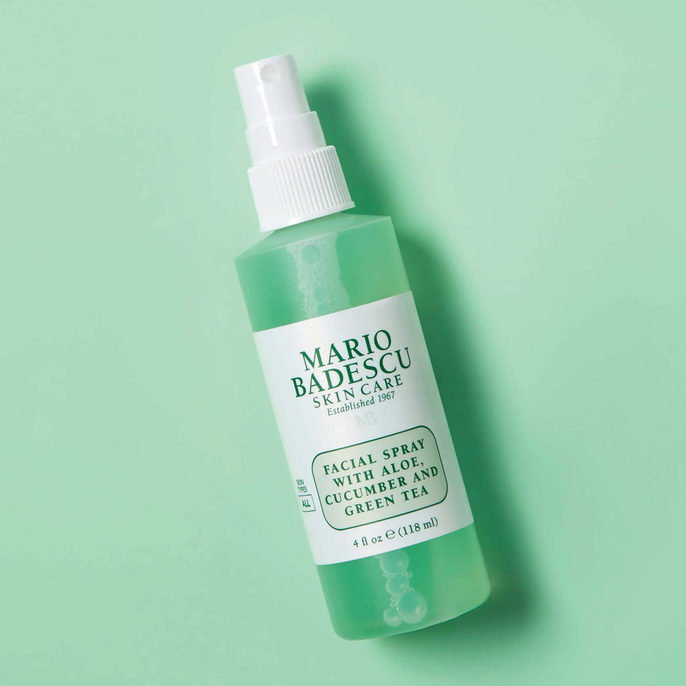 Mario Badescu hydrating mist ideal for on-the-go moisture