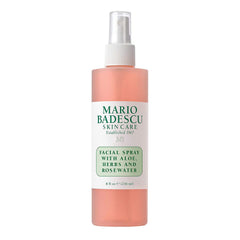 Mario Badescu lavender facial spray bottle for calming refreshment.