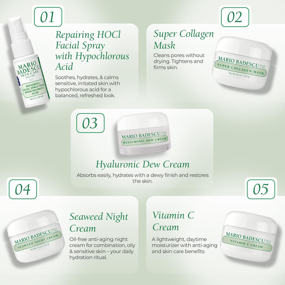 Mario Badescu Glycolic Toner bottle for gentle exfoliation and radiant skin