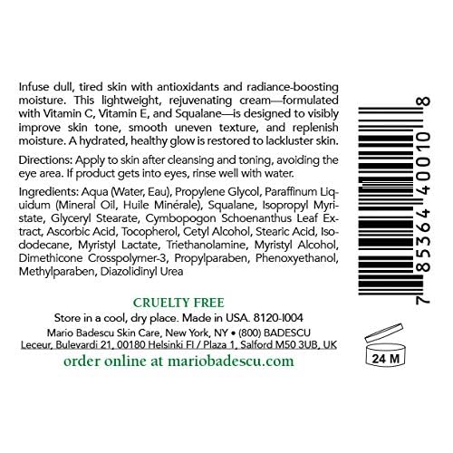 Mario Badescu Hydro Face Moisturizer con vitamina C para brillo suave.