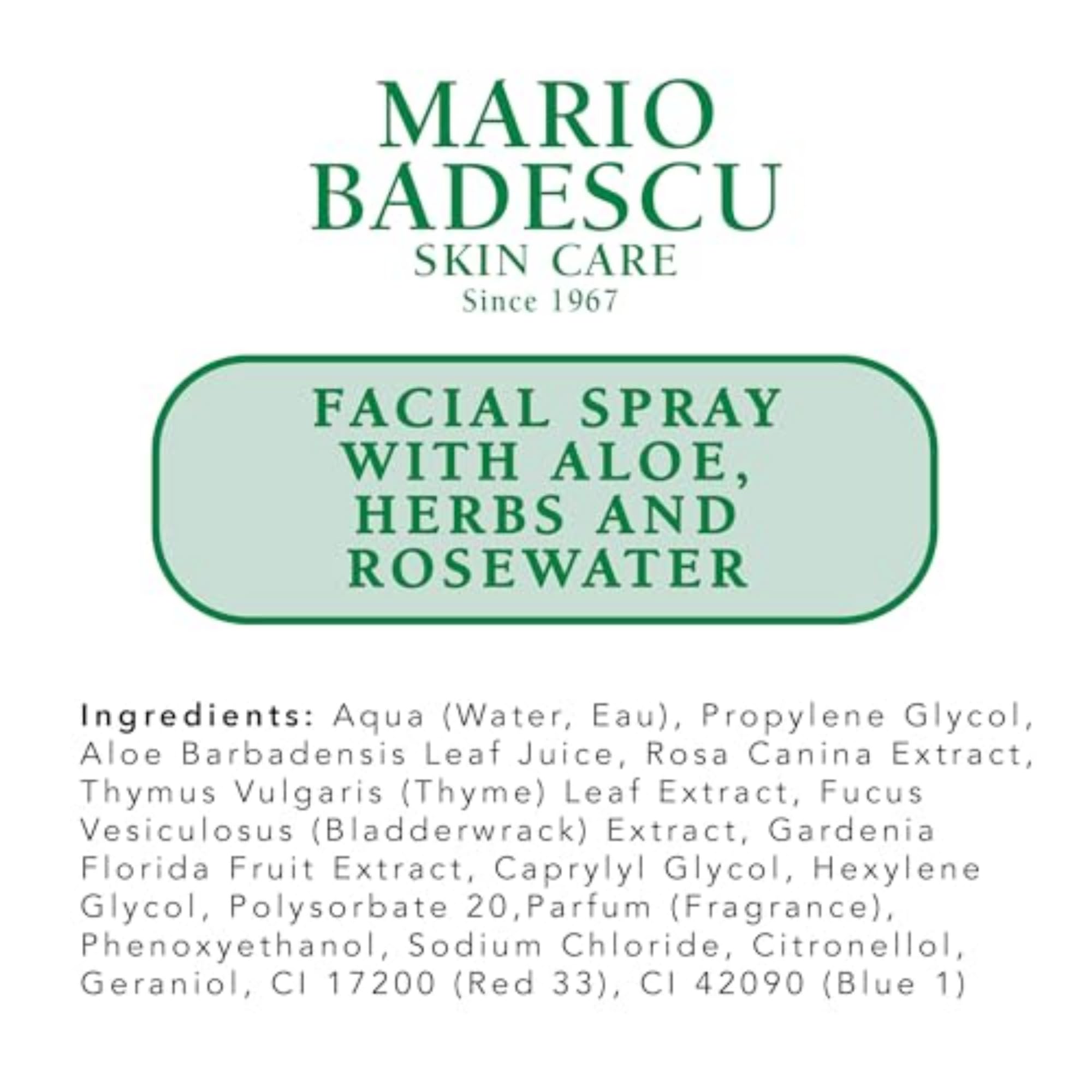 Mario Badescu Infusión botánica con gardenia y tomillo para piel suave.