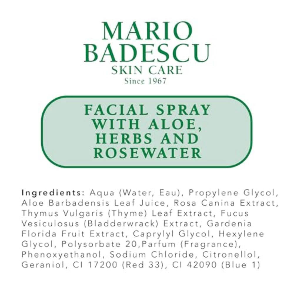 Mario Badescu Infusión botánica con gardenia y tomillo para piel suave.