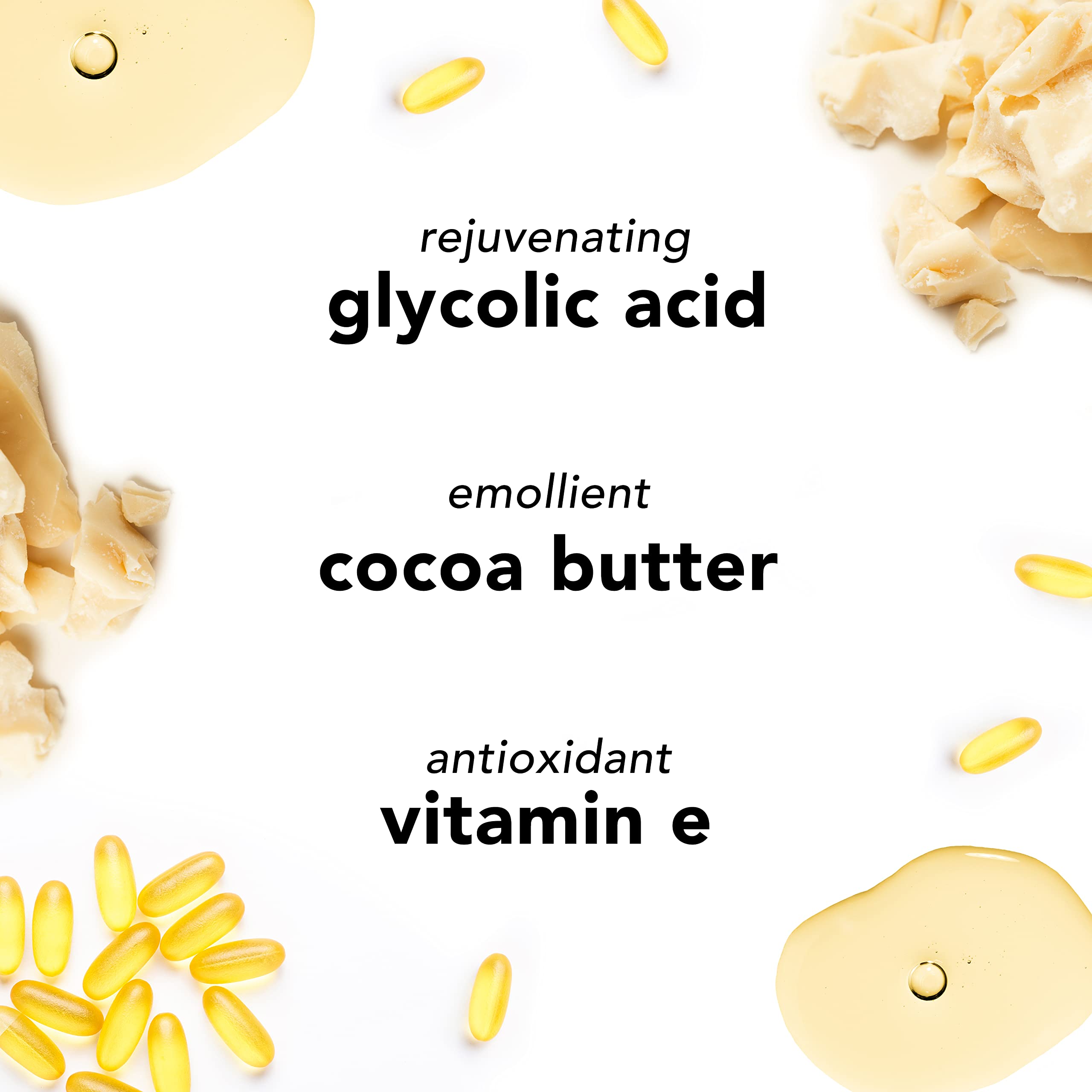 Mario Badescu Glycolic Eye Cream bottle highlighting vitamin E antioxidant care.