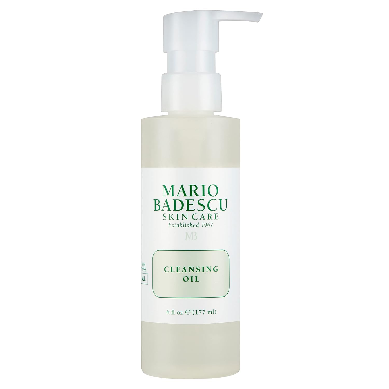 Mario Badescu limpiador aceite 2 en 1, desmaquilla y limpia sin grasa.