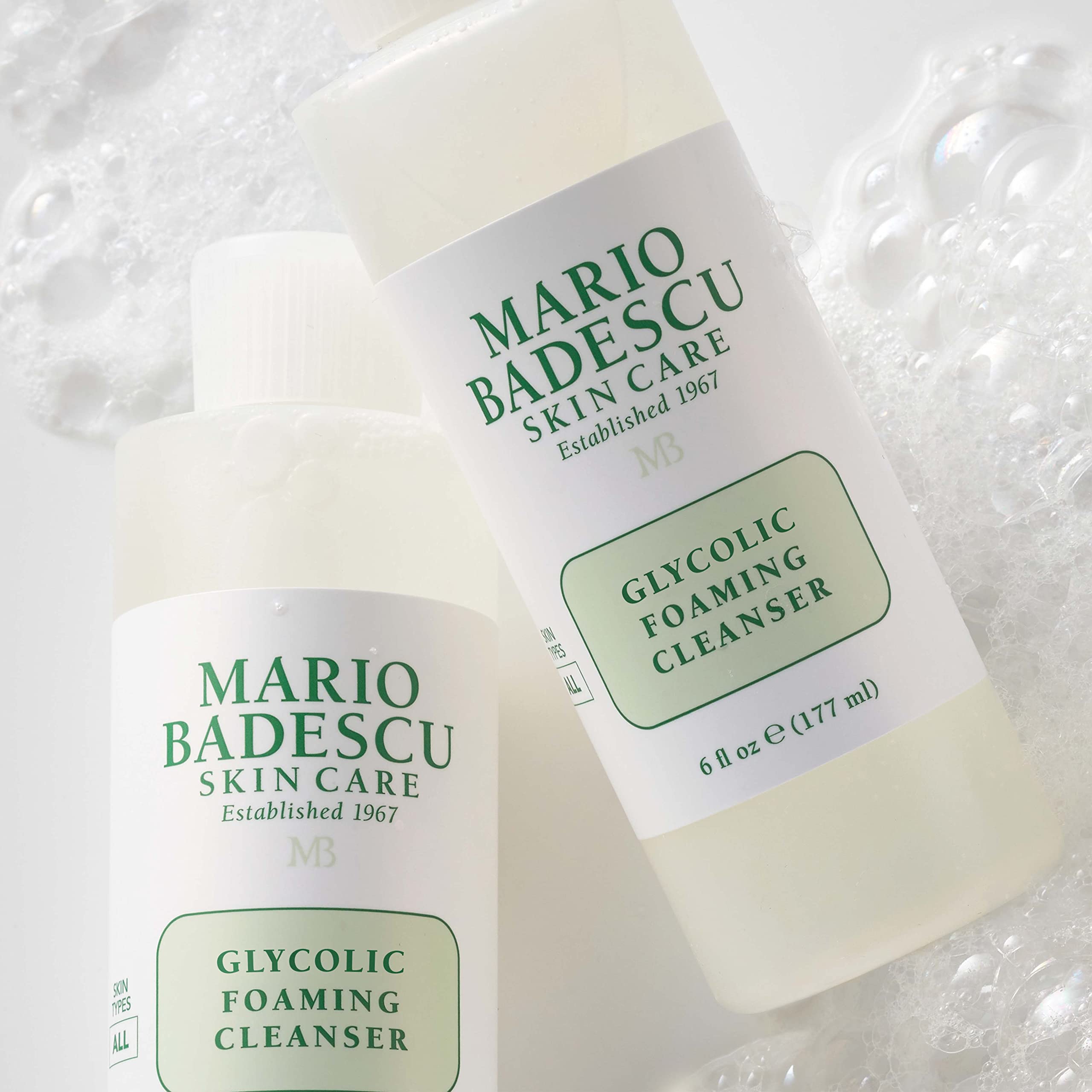Mario Badescu Glycolic Foaming Cleanser: poros refinados tras la limpieza suave.