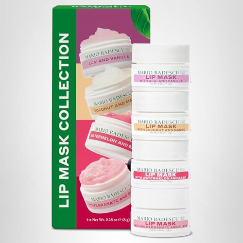 Mario Badescu lip mask glossy finish for quick lip conditioning.
