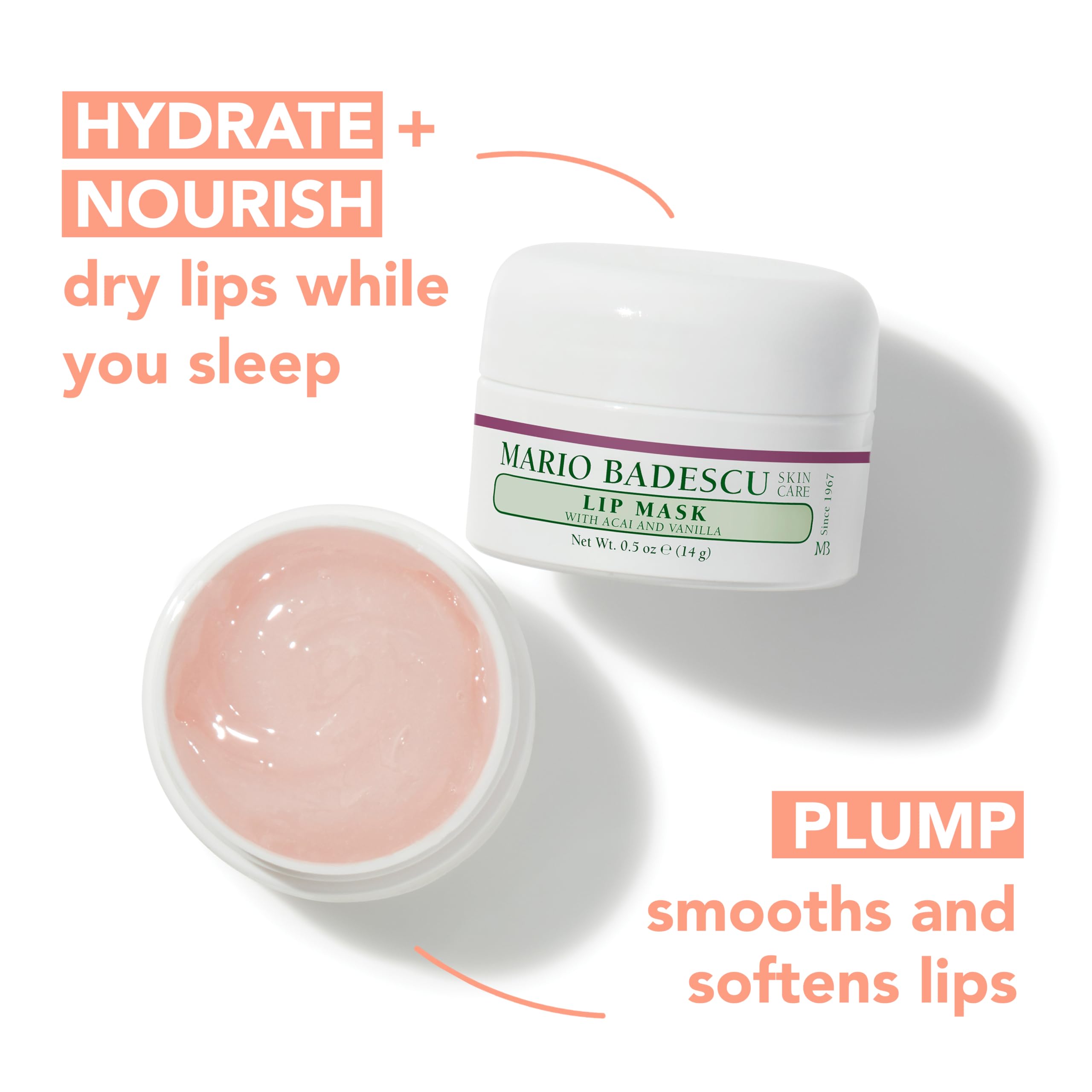 Aplicación nocturna de Lip Mask para labios hidratados toda la noche