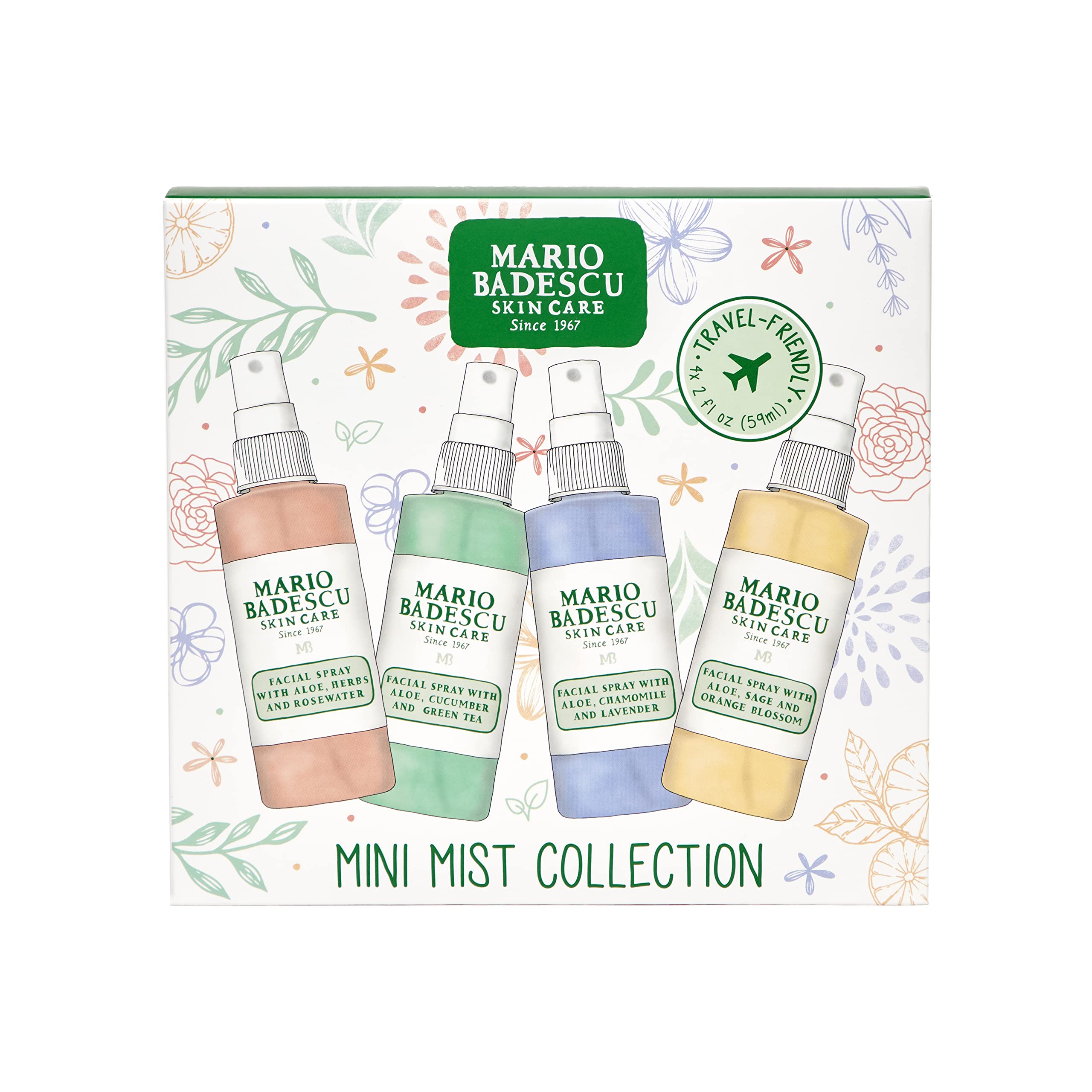 Detalle de la tapa y atomizador de la bruma Mario Badescu