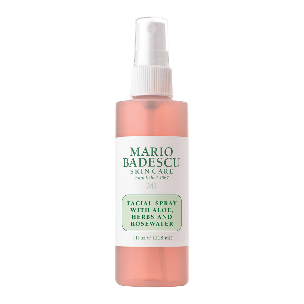 Mario Badescu Niebla facial con aloe y rosa para hidratación instantánea y frescura.