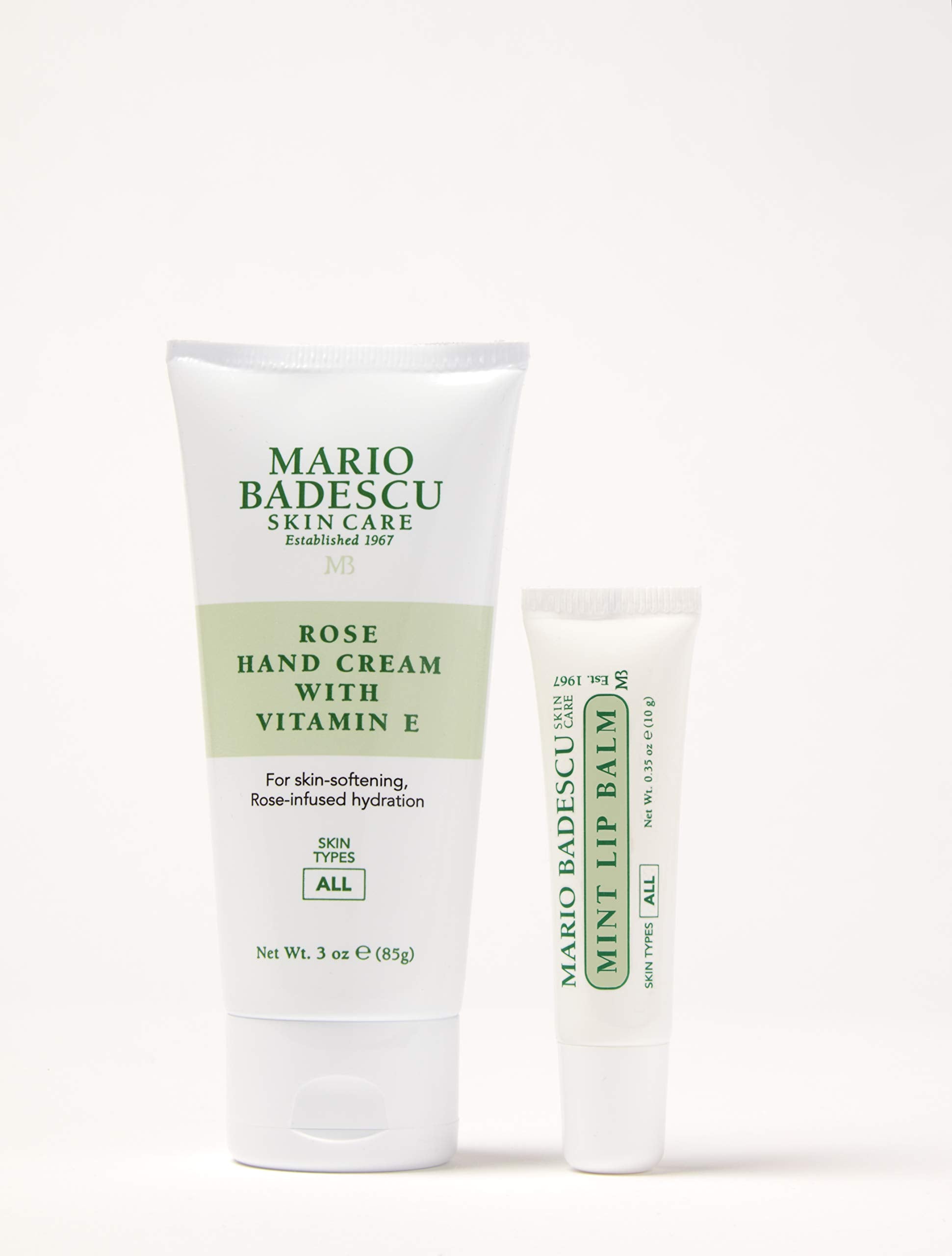 Vitamin E enriched Rose Hand Cream from Mario Badescu nourishes skin.