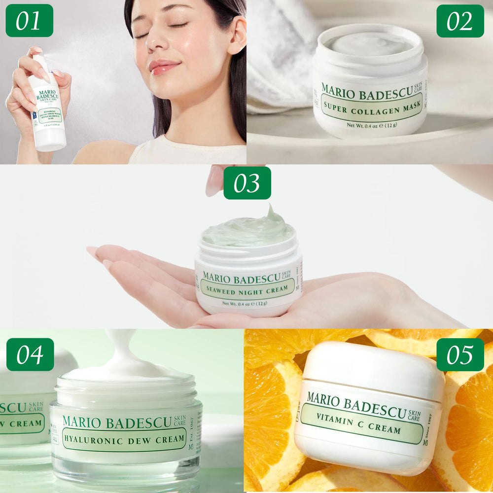 Mario Badescu Seaweed Night Cream tub for overnight nourishment